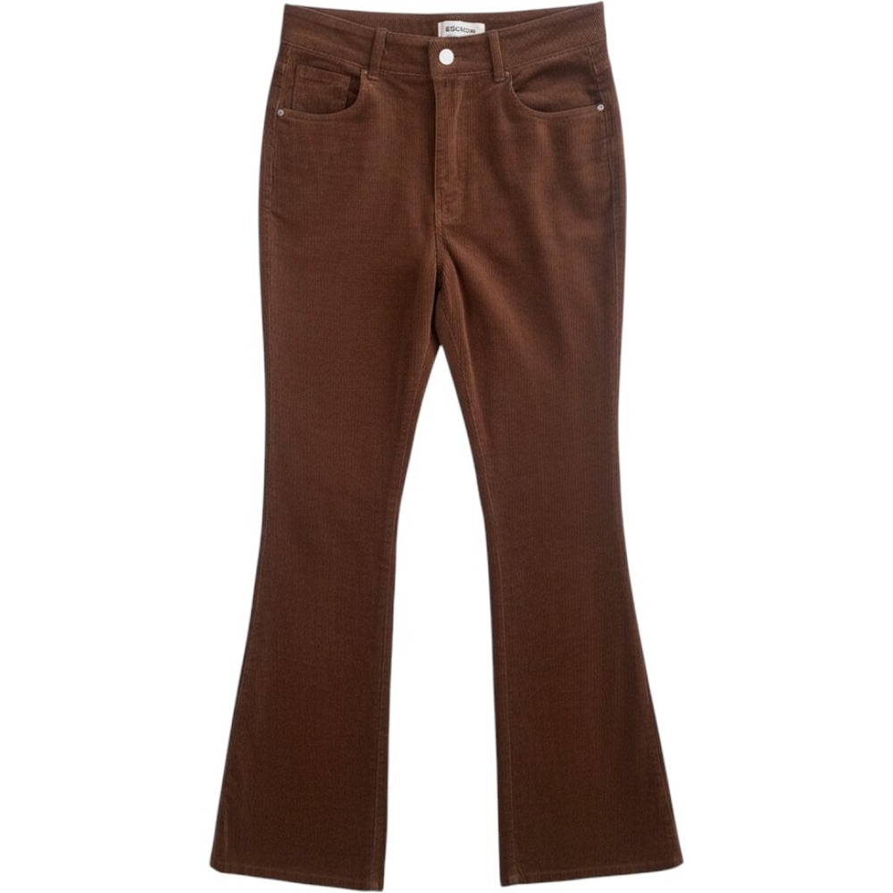RSQ Corduroy Flare Pants Womens 27 Brown High Rise 70s Boho Indie Retro Y2k